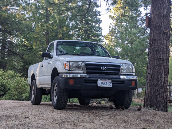 Tacoma at camp